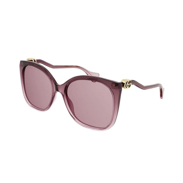 Gucci Rectangle-Frame Acetate / Acetate Sunglasses GG1010S-004 Women's-AmbrogioShoes