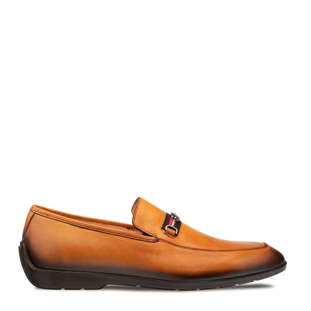 Mezlan R20722 Men's Cognac Calf-Skin Leather On Loafers (MZ – AmbrogioShoes