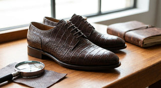 How to identify genuine alligator leather shoes