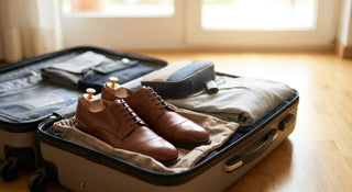 How to pack dress shoes for travel without creasing