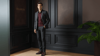 Ambrogio Handmade Luxury Split toe Derby Shoes 