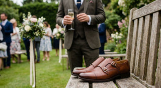 Monk strap shoes for wedding guests
