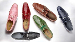 Elevate Your Style with the Belvedere Lago 14010 Alligator Derby Shoes