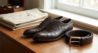 How to match belt color to alligator dress shoes