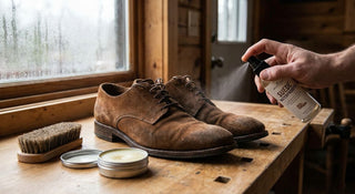 How to waterproof suede dress shoes before winter
