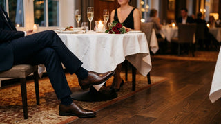 Duca leather shoes for anniversary dinners