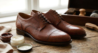 How to care for lizard skin shoes between wears