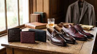 Best exotic leather wallets to match designer shoes