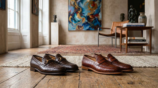 Best exotic skin loafers for art collectors