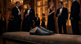 Burberry sneakers for black-tie afterparties