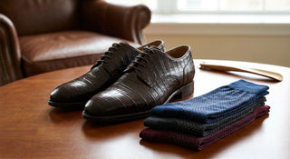 Best men's dress socks for exotic skin shoes