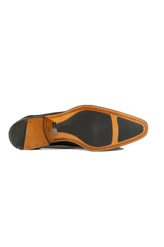 Mezlan S20296 Perforated Leather Classic Penny Loafers (MZ3482)