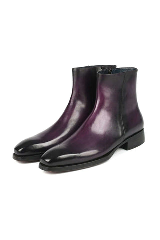 Paul Parkman BT3955 Leather Zipper Boots (PM6343)