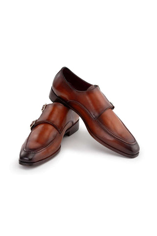Paul Parkman SW53 Leather Monk-Straps (PM6313)