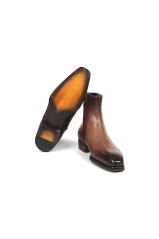 Paul Parkman BT3955 Leather Zipper Boots (PM6343)