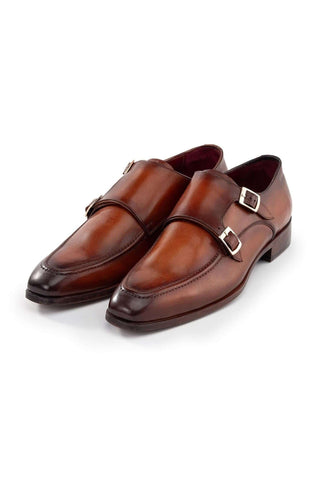 Paul Parkman SW53 Leather Monk-Straps (PM6313)