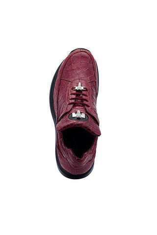 Mauri 8900/2 Bloodshed Alligator Skin Sneakers (MA5421)