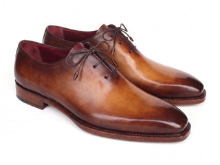 Paul Parkman tan burnished wholecut Oxford - view 1
