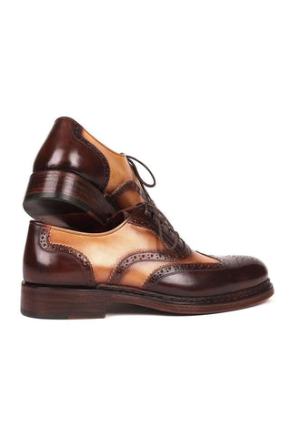 Paul Parkman 027TR Navy Leather Wingtip Oxfords (PM6296)