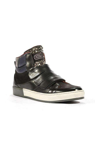 Dico by Corvari Mens Dover Grigio Gray Zippered High-Top Sneakers (COR1015)-AmbrogioShoes