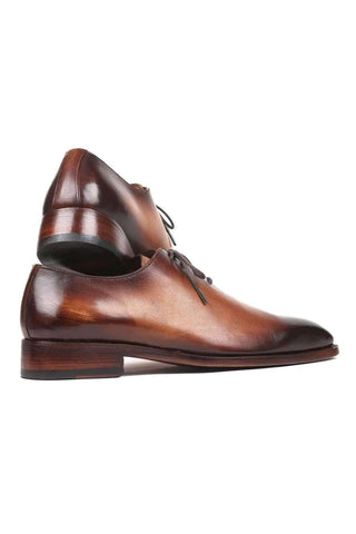 Paul Parkman Men's Brown Wholecut Leather Oxfords 3222-BRW (PM6131)-AmbrogioShoes
