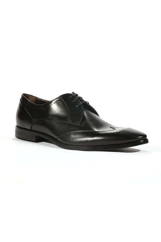 Corvari Designer Men's Designer Shoes Setacalf Black Nappa Oxfords (COR1000)-AmbrogioShoes
