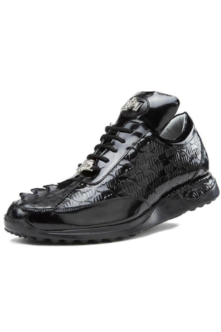 Mauri 8514 Blunt Hornback & Embossed Patent Sneakers (MA5332)