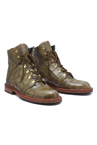 Mauri 4963 Pathfinder Alligator & Ostrich Boots