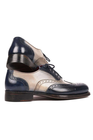 Paul Parkman 021 Leather Goodyear Welted Wing-Tip Oxfords (PM6169)-AmbrogioShoes