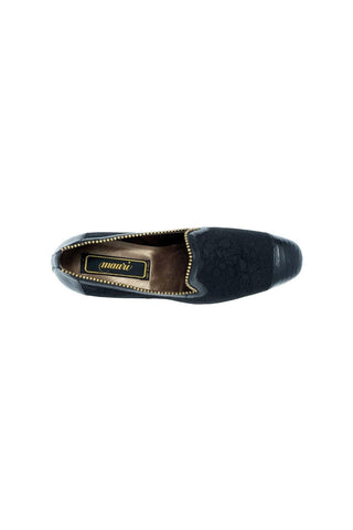 Mauri Finesse Tejus Lizard & Fabric Loafers 3073 (MA5103)