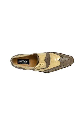 Mauri 3040 Corleone Multi Color Ostrich Monkstraps Loafers 3040 (MA5105)