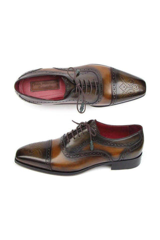 Paul Parkman 024 Leather Cap-Toe Oxford