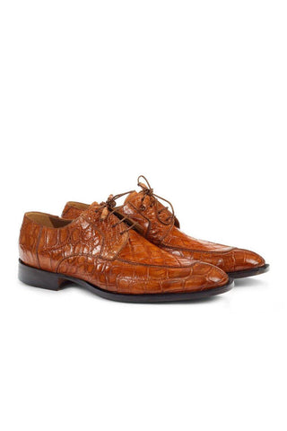 Mauri 1081 Alligator Skin Split-Toe Oxfords (MA4404)