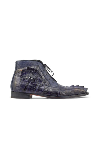Mauri 3079 Charmer Money Green Hornback Tail / Crocodile / Ostrich Leg Eyes Chukka Boots (MA5387)