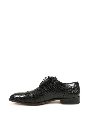 Mauri Brunelleschi Black Crocodile Oxfords (MA4628)