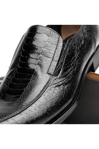 Caporicci 3324 Ostrich & Peccary Loafer