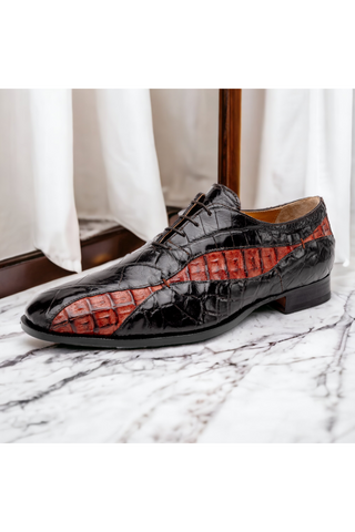 Mauri Scarface 3227 Alligator Skin & Hornback Oxfords (MA5583)