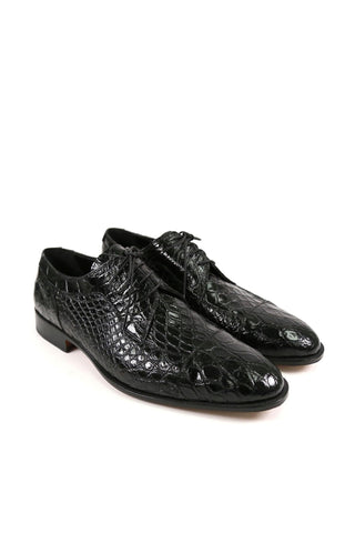 Mauri Brunelleschi Black Crocodile Oxfords (MA4628)