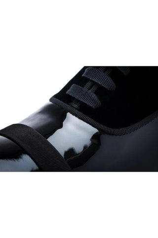 SUPERGLAMOUROUS Mathis Velvet / Patent Oxford