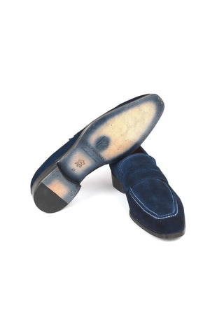 Paul Parkman 10SD21 Suede Penny Loafers (PM6322)