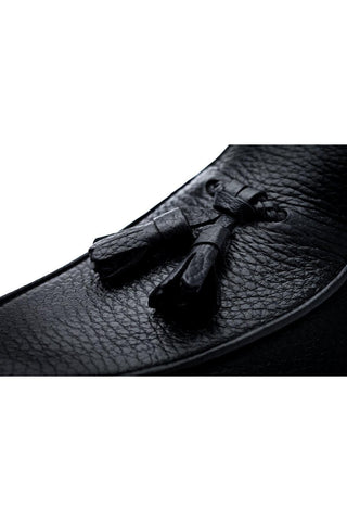 SUPERGLAMOUROUS Tangerine 8-T Deer-Skin Leather Belgian Tassel Loafers (SPGM1142)