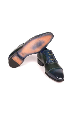 Paul Parkman 078 Leather Cap-Toe Oxfords (PM6316)