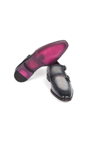 Paul Parkman SW53 Leather Monk-Straps (PM6313)