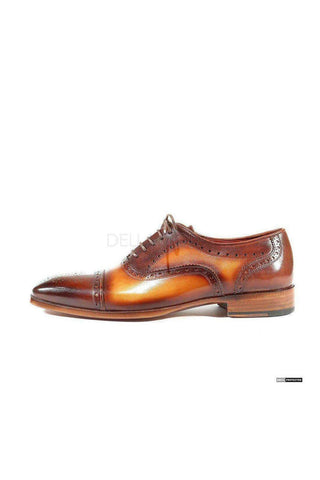 Paul Parkman 024 Leather Cap-Toe Oxford
