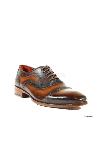 Paul Parkman 024 Leather Cap-Toe Oxford