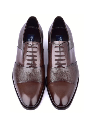 Corrente 5211 Leather Kiltie Double Monk Strap - Black