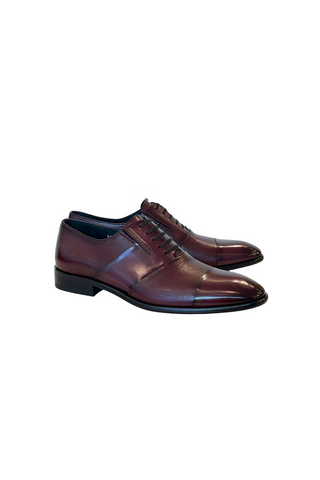 Corrente 5691 Deer Oxford  - Burgundy