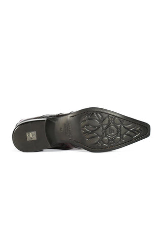 Jo Ghost 2727 BIS Crocodile Embossed / Buffalo Leather Ankle Boots (JG5302)