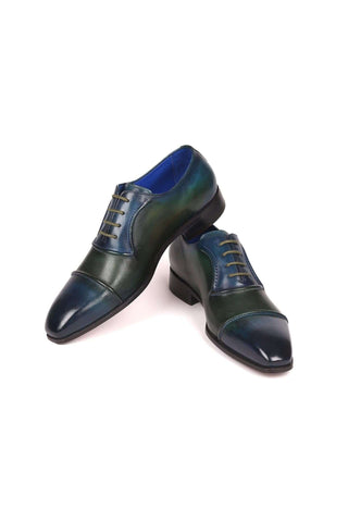 Paul Parkman 078 Leather Cap-Toe Oxfords (PM6316)