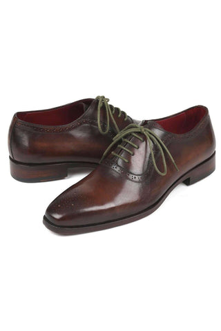 Paul Parkman Leather Medallion Toe Oxfords (PM6303)